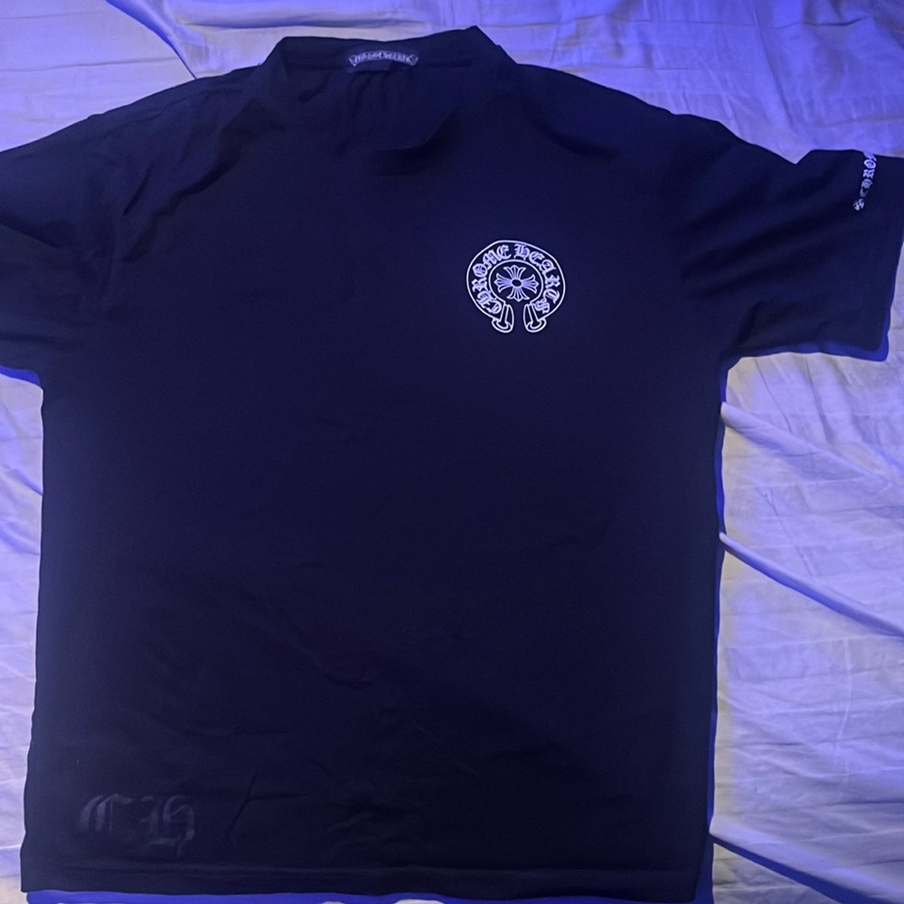 Chrome heart tee